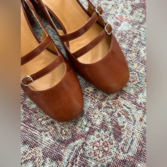 Sezane Paula Babies in Polished Camel Sz 38 (US 7) - Picture 11 of 12